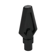 Weapon Pike / Spear Tip with Bar (Black)