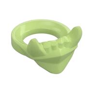 Minifig Neckwear Lower Jaw with Fangs (Yellowish Green)
