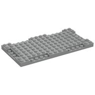 Plate Special 8 x 16 x 2/3 with Six Recessed Edges (Light Bluish Gray)