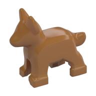 Animal, Dog, Small (Puppy), Alsatian / German Shepherd (Police Dog) [Plain] (Medium Nougat)