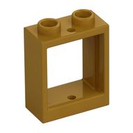 Window 1 x 2 x 2 Flat Front (Pearl Gold)