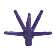 Plant, Flower Stem with Bar and 6 Stems (Dark Purple)