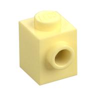 Brick Special 1 x 1 with Stud on 1 Side (Bright Light Yellow)