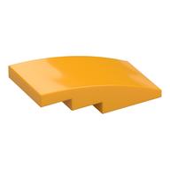 Brick Curved 4 x 2 No Studs (Bright Light Orange)
