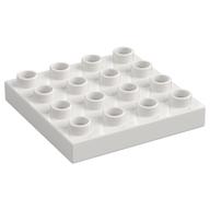 Duplo Plate 4 x 4 (White)