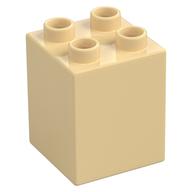 Duplo Brick 2 x 2 x 2 (Tan)