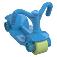 Duplo Scooter with Yellowish Green Wheels (Dark Azure)