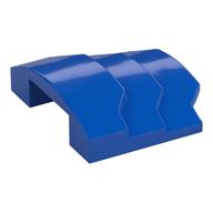Brick Curved 4 x 3 with 3 Layers, 1 x 3 Cutout on Underside (Blue)