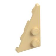 Wedge Plate 2 x 4 27° Left (Tan)