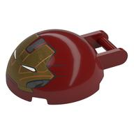 Windscreen 4 x 4 x 1 2/3 Canopy Half Sphere with Handle with Hulkbuster Print (Dark Red)