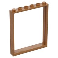 Door Frame 1 x 6 x 6 (Medium Nougat)