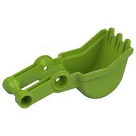 Duplo Digger Bucket, Small with Long Arm, and 3 Teeth (Lime)