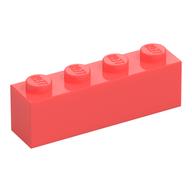 Brick 1 x 4 (Coral)