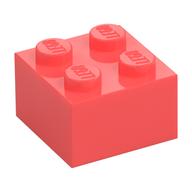 Brick 2 x 2 (Coral)