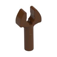 Bar 1L with Clip [Cut Edges and One Side Hole] [Gap in Clip] (Reddish Brown)