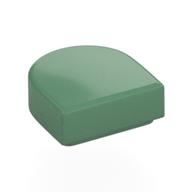 Tile Round 1 x 1 Half Circle (Sand Green)