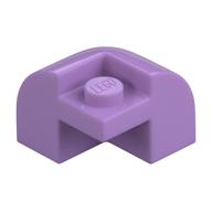 Brick Round, Curved 2 x 2 x 1 1/3, Corner (Medium Lavender)