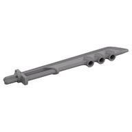 Large Figure Weapon Sword, 3 Bar Holes and Axle Hilt (Flat Silver)