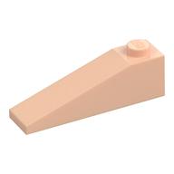 Brick Sloped 18° 4 x 1 (Light Nougat)