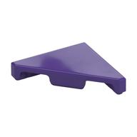 Tile 45° Cut 2 x 2 (Triangle) (Dark Purple)