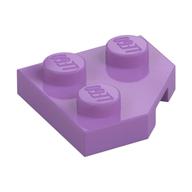 Wedge Plate 2 x 2 Cut Corner (Medium Lavender)