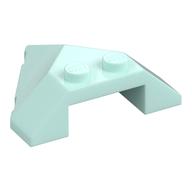 Brick Wedged, Sloped 4 x 4 Pointed (Light Aqua)