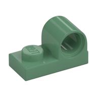 Plate Special 1 x 2 with Pin Hole on Top (Sand Green)