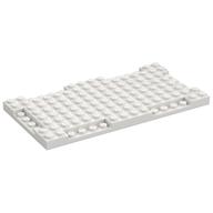 Plate Special 8 x 16 x 2/3 with Six Recessed Edges (White)