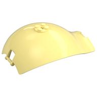 Panel Curved Tapered with Bars at Each End (Bright Light Yellow)
