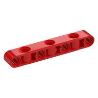 Technic Beam 1 x 7 Thick with Alternating Holes (Red)