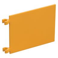Flag 6 x 4 with U-Clips (Bright Light Orange)