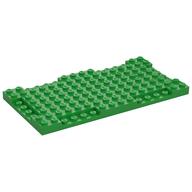 Plate Special 8 x 16 x 2/3 with Six Recessed Edges (Bright Green)