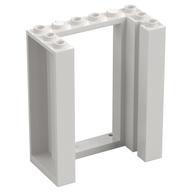 Door Frame 3 x 6 x 6 with Inside Grooves (White)