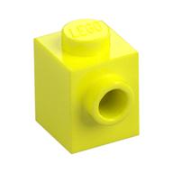 Brick Special 1 x 1 with Stud on 1 Side (Vibrant Yellow)