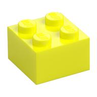 Brick 2 x 2 (Vibrant Yellow)