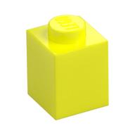 Brick 1 x 1 (Vibrant Yellow)
