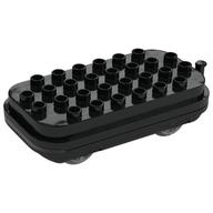 Duplo Train Engine Base, Push & Go Motor (Black)