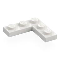 Plate 3 x 3 Corner (White)
