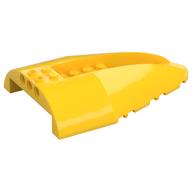 Aircraft Fuselage Curved Aft Section 8 x 12 x 2 Top (Yellow)