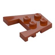 Wedge Plate 3 x 4 with Stud Notches [Reinforced Underside] (Dark Orange)