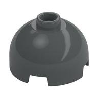 Brick Round 2 x 2 Dome Top, Vented Stud (Dark Bluish Gray)