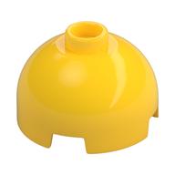 Brick Round 2 x 2 Dome Top, Vented Stud (Yellow)