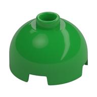 Brick Round 2 x 2 Dome Top, Vented Stud (Bright Green)