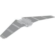Wing Plate 56 x16 x 2 Angled with Slope Curved 12 x 8 x 2 Center (White)