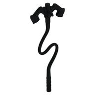 Weapon, Whip with Grappling Hook (Black)