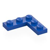 Plate 3 x 3 Corner (Blue)