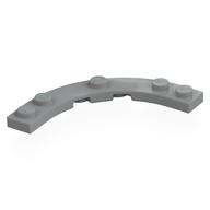 Plate Round Corner 5 x 5 with 4 x 4 Round Cutout (Light Bluish Gray)