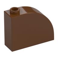 Brick Curved 1 x 3 x 2 (Reddish Brown)