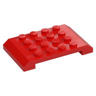 Brick Sloped 4 x 6 x 2/3 Double (Red)