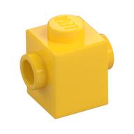 Brick Special 1 x 1 with Studs on 2 Sides (Yellow)
